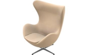 Fotel EGG 3316 STEELCUT TRIO Fritz Hansen