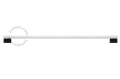 Minimalistyczna lampa Zangra  Tuba opal glass LED 100cm
