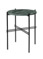 Stolik TS table S Glass / Marble średnica 40cm GUBI