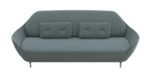 Sofa FAVN JH3 FRITZ HANSEN tapicerka DIVINA MELANGE