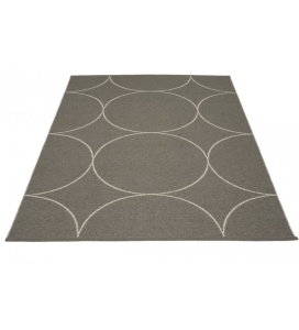DYWAN BOO PAPPELINA - CHARCOAL / LINEN