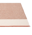 DYWAN EDIT PAPPELINA - BRICK / VANILLA / LINEN METALLIC, RÓŻNE ROZMIARY