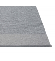 DYWAN EDIT PAPPELINA - GRANIT / GREY / GREY METALLIC, RÓŻNE ROZMIARY