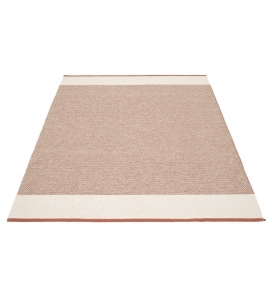 DYWAN EDIT PAPPELINA - BRICK / VANILLA / LINEN METALLIC / 230X320CM