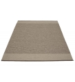 DYWAN EDIT PAPPELINA - DARK BROWN / DARK LINEN / LINEN METALLIC / 230X320CM