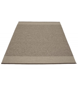 DYWAN EDIT PAPPELINA - DARK BROWN / DARK LINEN / LINEN METALLIC / 230X320CM