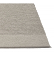 DYWAN EDIT PAPPELINA - CHARCOAL / WARM GREY / STONE METALLIC / 230X320CM