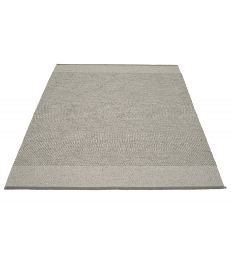 DYWAN EDIT PAPPELINA - CHARCOAL / WARM GREY / STONE METALLIC / 230X320CM