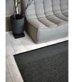DYWAN EDIT PAPPELINA - GRANIT / GREY / GREY METALLIC / 230X320CM