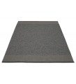 DYWAN EDIT PAPPELINA - BLACK / CHARCOAL / GRANIT METALLIC / 230X320CM