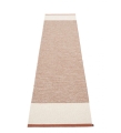 CHODNIK EDIT PAPPELINA - BRICK / VANILLA / LINEN METALLIC, RÓŻNE ROZMIARY