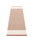 CHODNIK EDIT PAPPELINA - BRICK / VANILLA / LINEN METALLIC, RÓŻNE ROZMIARY