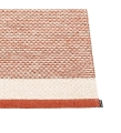 CHODNIK EDIT PAPPELINA - BRICK / VANILLA / LINEN METALLIC, RÓŻNE ROZMIARY