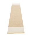 CHODNIK EDIT PAPPELINA - OCHRE / VANILLA / BEIGE METALLIC, RÓŻNE ROZMIARY