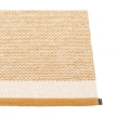 CHODNIK EDIT PAPPELINA - OCHRE / VANILLA / BEIGE METALLIC, RÓŻNE ROZMIARY