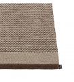 CHODNIK EDIT PAPPELINA - DARK BROWN / DARK LINEN / LINEN METALLIC, RÓŻNE ROZMIARY