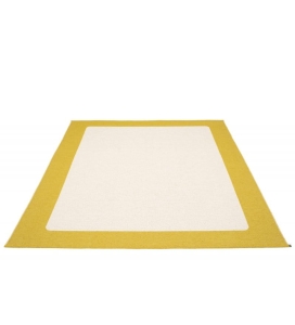 DYWAN ILDA PAPPELINA - MUSTARD / VANILLA, RÓŻNE ROZMIARY