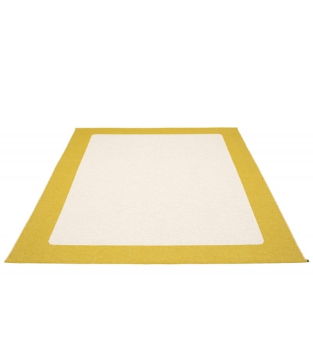 DYWAN ILDA PAPPELINA - MUSTARD / VANILLA, RÓŻNE ROZMIARY