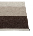 CHODNIK KIM PAPPELINA - DARK BROWN, 2 ROZMIARY