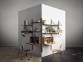 Półka system modułowy STRAP LIVING 07 dąb bielony Bolia różne warianty