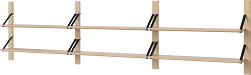 Półka system modułowy STRAP LIVING 07 dąb bielony Bolia różne warianty