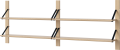 Półka system modułowy STRAP LIVING 06 dąb bielony Bolia różne warianty 