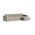 Sofa modułowa z szezlongiem RIFF różne kolory Norr11  