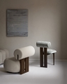 Fotel HIPPO LOUNGE dąb naturalny Norr 11