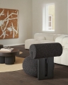 Fotel HIPPO LOUNGE dąb naturalny Norr 11