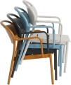 Fotel Linear Steel Lounge MUUTO różne warianty