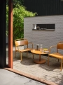 Fotel Linear Steel Lounge MUUTO różne warianty