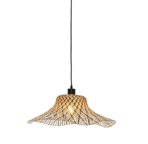 Lampa Wisząca Ibiza S 50XH.15 Czarna Naturalna GOOD&MOJO