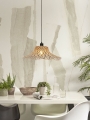 Lampa Wisząca Ibiza S 50XH.15 Czarna Naturalna GOOD&MOJO
