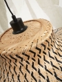 Lampa Wisząca Ibiza S 50XH.15 Czarna Naturalna GOOD&MOJO
