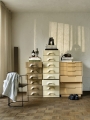 Komoda z 6 szufladami, camel HKLIVING