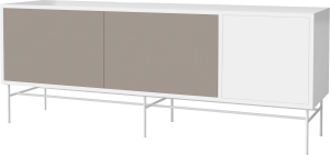 Szafka CASE L 35 biały korpus / biała podstawa BOLIA  