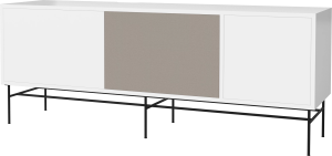 Szafka CASE L 35 biały korpus / czarna podstawa BOLIA  