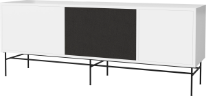 Szafka CASE L 35 biały korpus / czarna podstawa BOLIA  