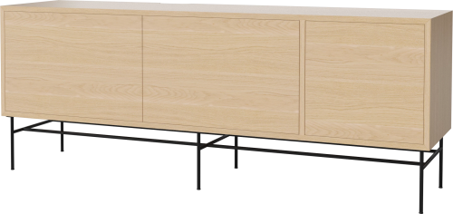 Szafka 35 CASE L 35 dąb bielony / czarna podstawa BOLIA  