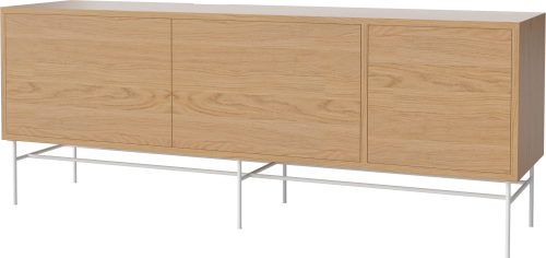 Szafka CASE L 35 dąb naturalny / biała podstawa BOLIA 