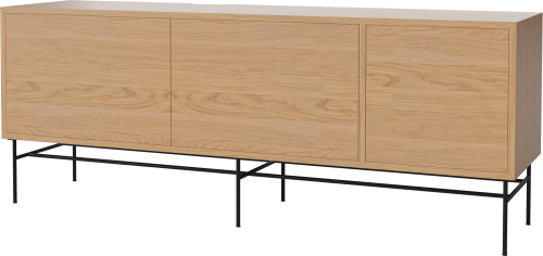 Szafka CASE L 35 dąb naturalny /czarna podstawa BOLIA 