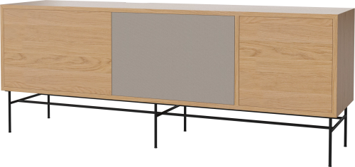 Szafka CASE L 35 dąb naturalny /czarna podstawa BOLIA  