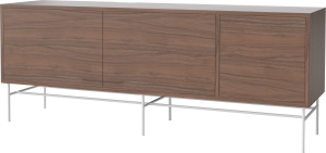 Szafka CASE L 35 orzech naturalny / biała podstawa BOLIA  