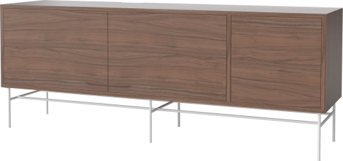 Szafka CASE L 35 orzech naturalny / biała podstawa BOLIA  