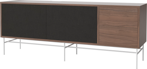 Szafka CASE L 35 orzech naturalny / biała podstawa BOLIA  