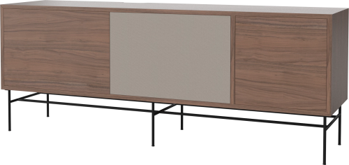 Szafka CASE L 35 orzech naturalny / czarna podstawa BOLIA 