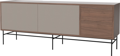 Szafka CASE L 35 orzech naturalny / czarna podstawa BOLIA 