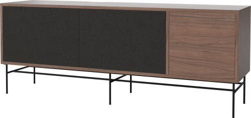 Szafka CASE L 35 orzech naturalny / czarna podstawa BOLIA 