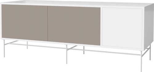 Szafka CASE L 35 orzech naturalny / czarna podstawa BOLIA