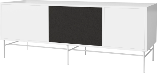 Szafka CASE L 35 orzech naturalny / czarna podstawa BOLIA 